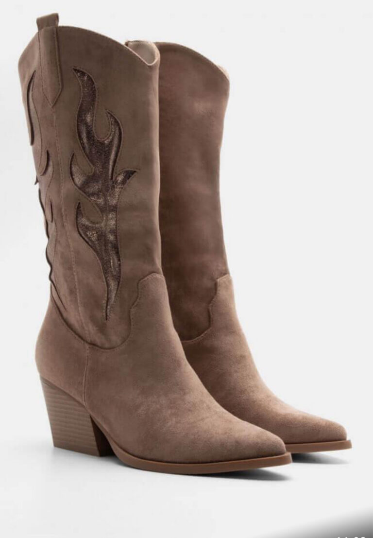 Western laars suèdine beige