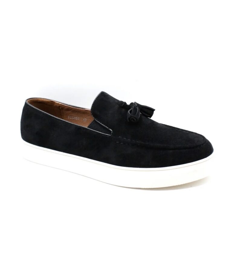 Heren loafer met kwastjes zwart