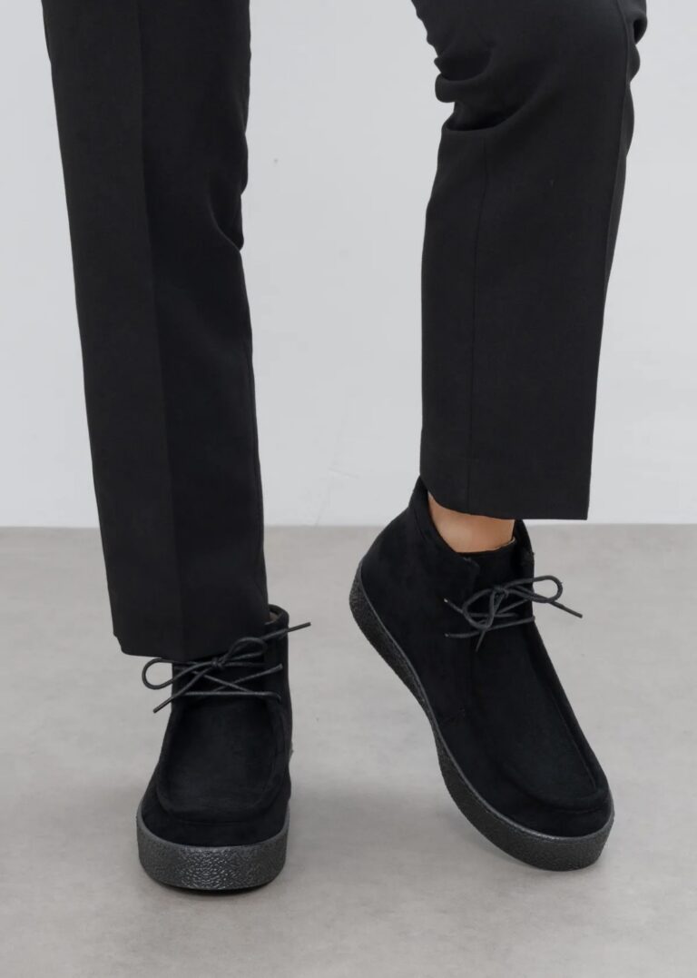 Heren desert boot suèdine in zwart